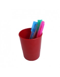 Porta Lapis Opaco Vermelho