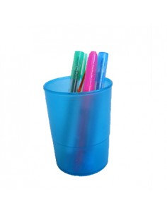 Porta Lapis Translucido Azul