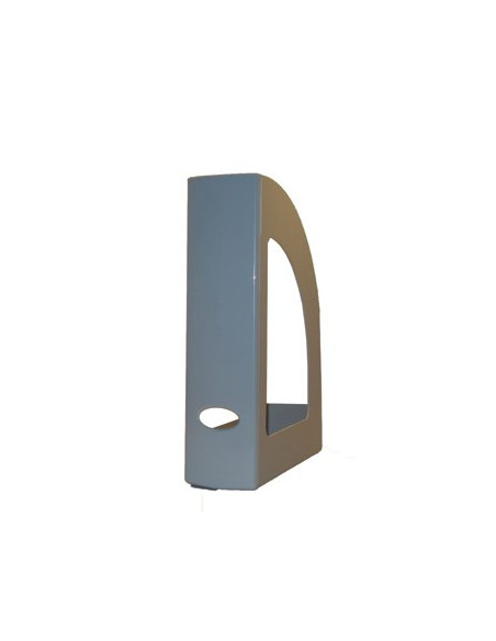 Porta Revistas 320x250x80mm Plastico Opaco Cinza