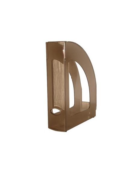 Porta Revistas 320x250x80mm Plastico Translucido Fumado