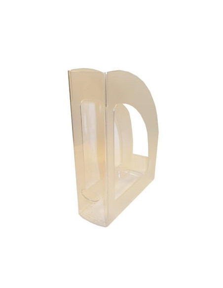Porta Revistas 320x250x80mm Plastico Cristal