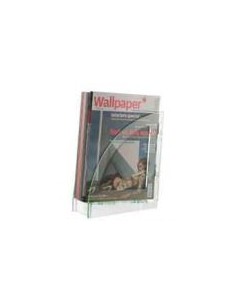 Porta Revistas Plastico Smead Cristal Verde