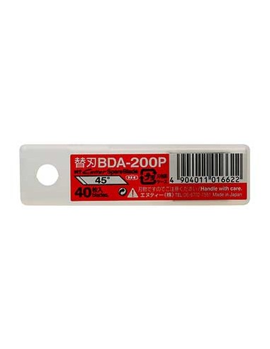 Recargas Laminas X-Acto BDA200P 45º Pack 40un