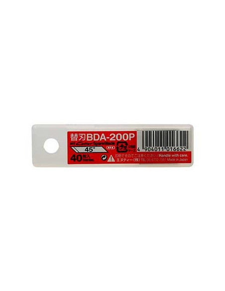 Recargas Laminas X-Acto BDA200P 45º Pack 40un