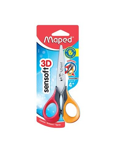 Tesoura 13cm Maped Pontas Redondas p/Esquerdinos - 1un