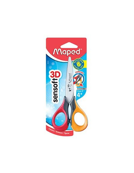 Tesoura 13cm Maped Pontas Redondas p/Esquerdinos - 1un