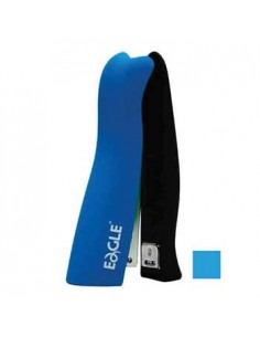 Agrafador 24/6 20 Folhas Eagle Neon Color Azul