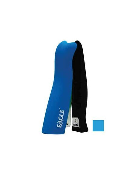 Agrafador 24/6 20 Folhas Eagle Neon Color Azul
