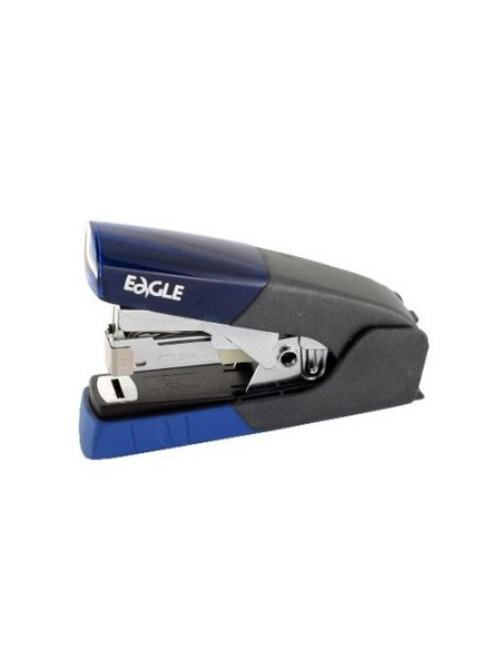 Agrafador 24/6 30Fls Flat-Clinch Eagle Azul