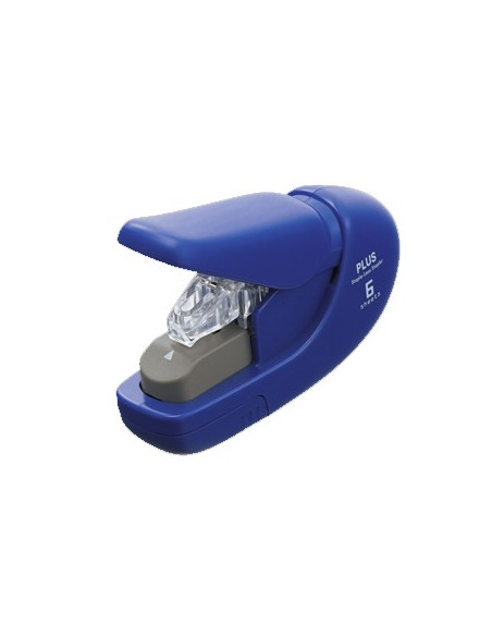 Agrafador sem agrafes Plus Flat-Clinch SL-106AB Azul