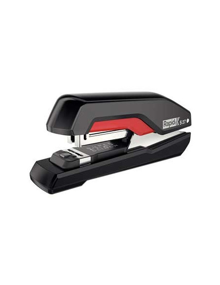 Agrafador Rapid S27 halfstrip  Preto e Vermelho 30Fls
