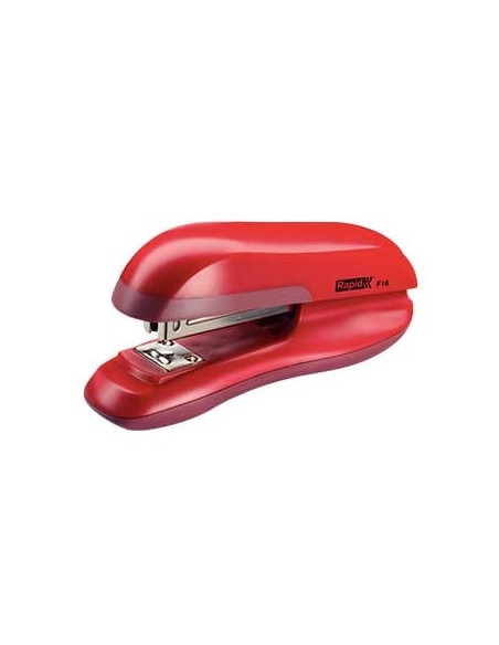 Agrafador 24/6 Rapid F16 20 Folhas Vermelho