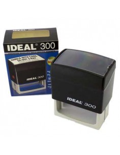 Carimbo IDEAL Autotintavel Mod 300 39x77mm Preto