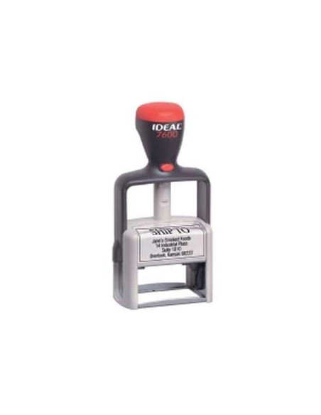 Carimbo 57x34mm Autotintavel Ideal Mod 7600