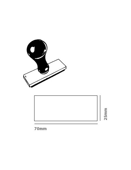 Pack Base Zinco Carimbo 70x25mm (11A)+Cabo Plastico Pack 5u