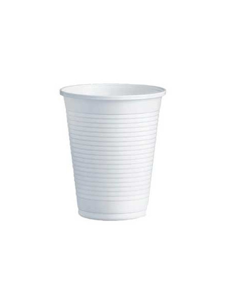 Copo Plástico 200ml Branco (Água/Chá) 100un