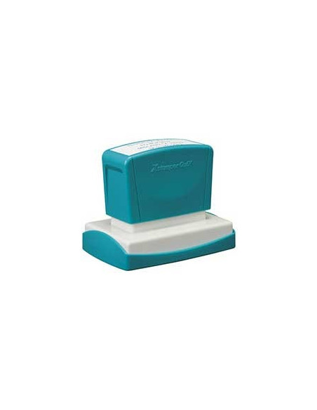 Carimbo 36x61mm Xstamper Quix Preto 1un., personalizado