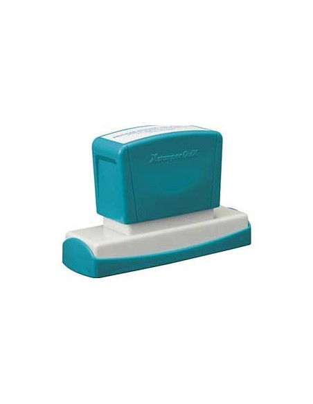 Carimbo 16x83mm Xstamper Quix Preto 1un., personalizado