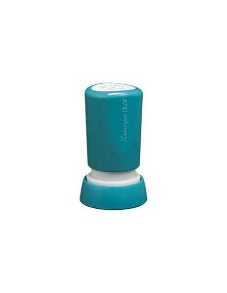 Carimbo Redondo 14mm Xstamper Quix Preto 1un.