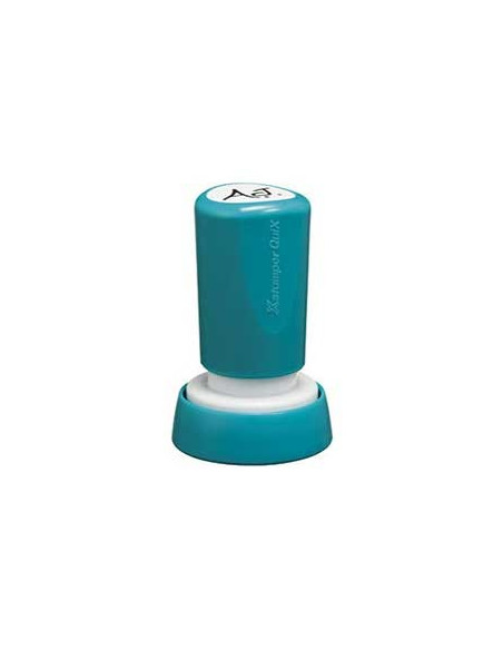 Carimbo Redondo 20mm Xstamper Quix Preto 1un.