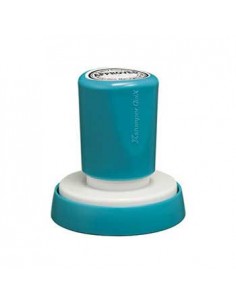 Carimbo Redondo 38mm Xstamper Quix Preto 1un.