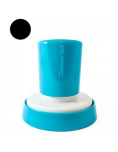 Carimbo Redondo 45mm Xstamper Quix Preto 1un.