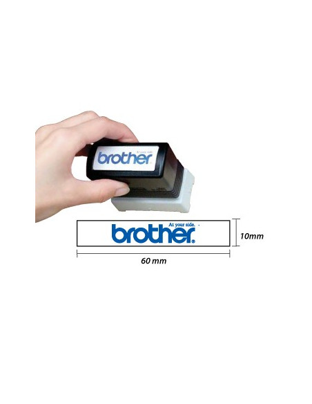 Carimbo BROTHER Verde 6 carimbos de 10 x 60 mm