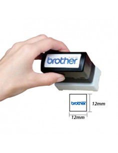 Carimbo BROTHER Azul 6 carimbos de 12 x 12 mm