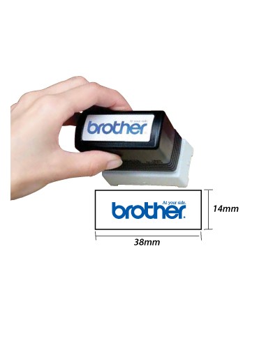 Carimbo BROTHER Preto 6 carimbos de 14 x 38 mm