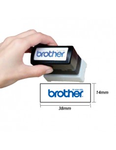 Carimbo BROTHER Azul 6 carimbos de 14 x 38 mm
