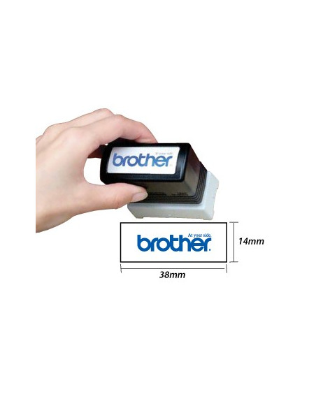 Carimbo BROTHER Azul 6 carimbos de 14 x 38 mm
