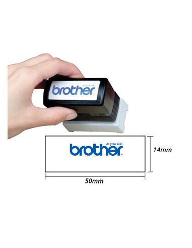 Carimbo BROTHER Preto 6 carimbos de 18 x 50 mm