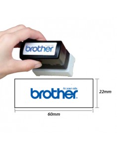 Carimbo BROTHER Preto 6 carimbos de 22 x 60 mm