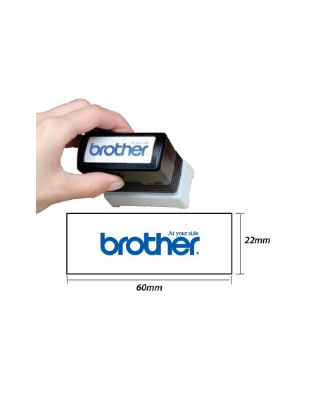 Carimbo BROTHER Verde 6 carimbos de 22x60mm