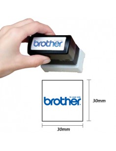 Carimbo BROTHER Verde 6 carimbos de 30 x 30 mm