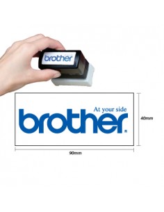 Carimbo BROTHER Azul 6 carimbos de 40x90mm