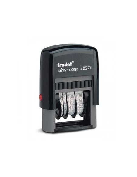 Datador 4mm Autotintavel Trodat 4820 Almofada Preto