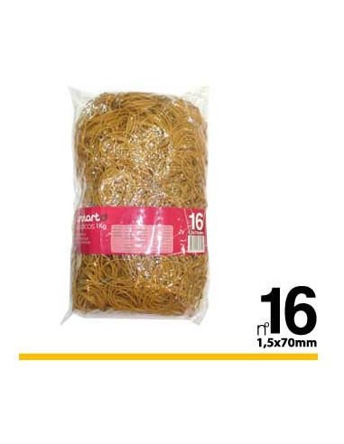 Elasticos 01,5x70mm (Nº16) - 1Kg