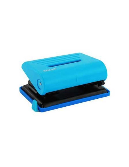Furador 12 Folhas Eagle Neon Color com Guia Azul