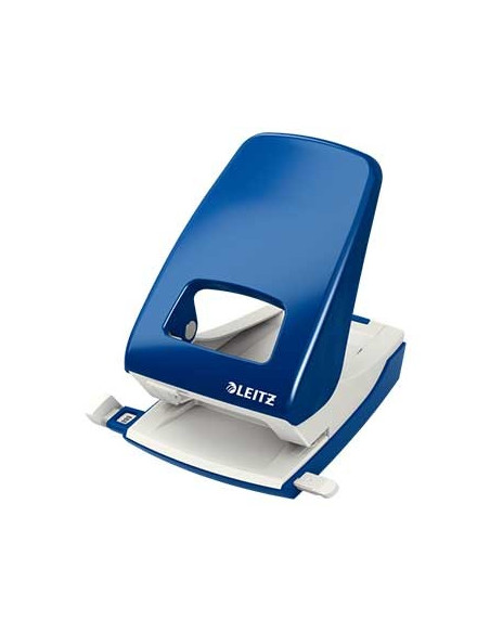 Furador 40 Folhas Leitz 5138 4mm c/Regua Azul