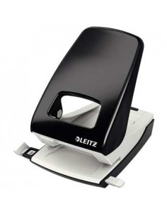 Furador 40 Folhas Leitz 5138 4mm c/Regua Preto