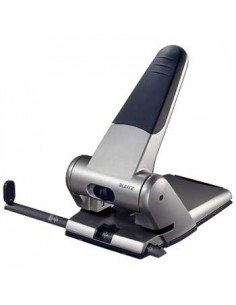 Furador 63 Folhas Leitz 5180 Cinza Prata