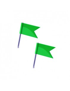 Sinalizador Bandeira Verde Cx 20un