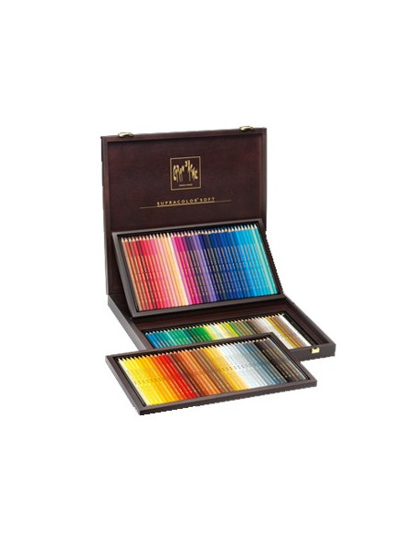Lápis Cor Caran DAche Supracolor Cx Madeira 120 Cores