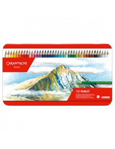 Lapis Cor Caran DAche Pablo  Cx Metalica 120 Cores