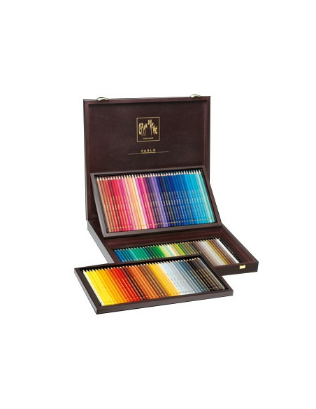 Lápis Cor Caran DAche Pablo  Cx Madeira 120 Cores