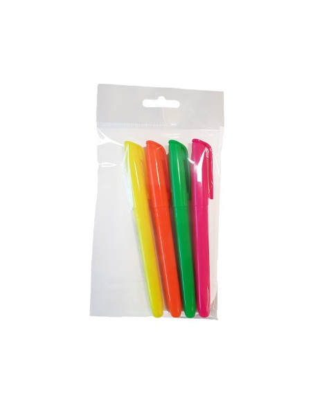 Marcador Fluorescente Fino Epene Pack 4 Cores