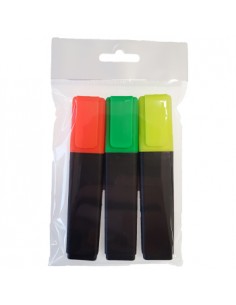 Marcador Fluorescente Grosso Epene Pack 3 Cores