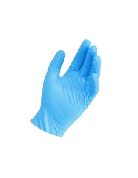 Luvas Nitrilo s/Pó Azul Tamanho M Pack 200un