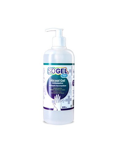 Gel Higienizante Desinfetante c/Doseador Mãos 500ml